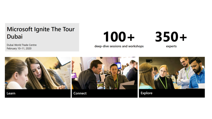 مؤتمر مايكروسوفت إجنايت ذا تور 2020 يستضيف خبراء تكنولوجيا المعلومات الاقليميين في دبي