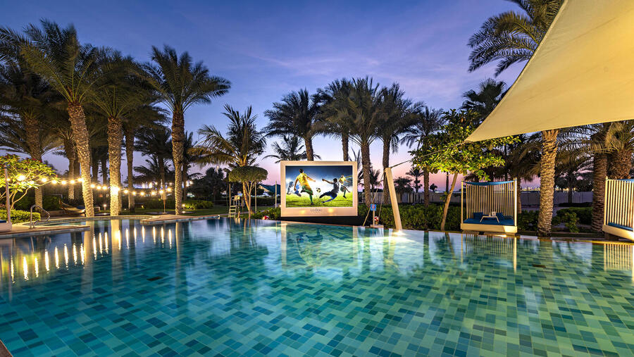 Gear up to Watch the Month-Long European Football Action Poolside at la Baie Lounge