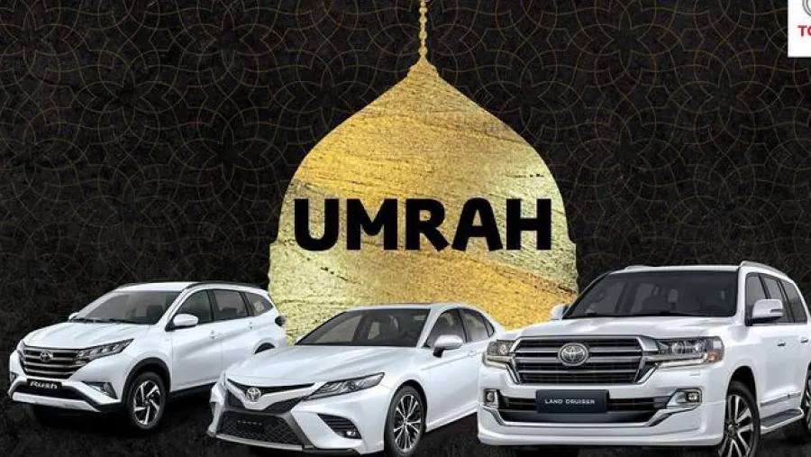 إتاحة الفرصة أمام العملاء للاختيار بين أداء مناسك العمرة أو قضاء عطلة في وجهة من اختيارهم عند شرائهم سيارة تويوتا جديدة