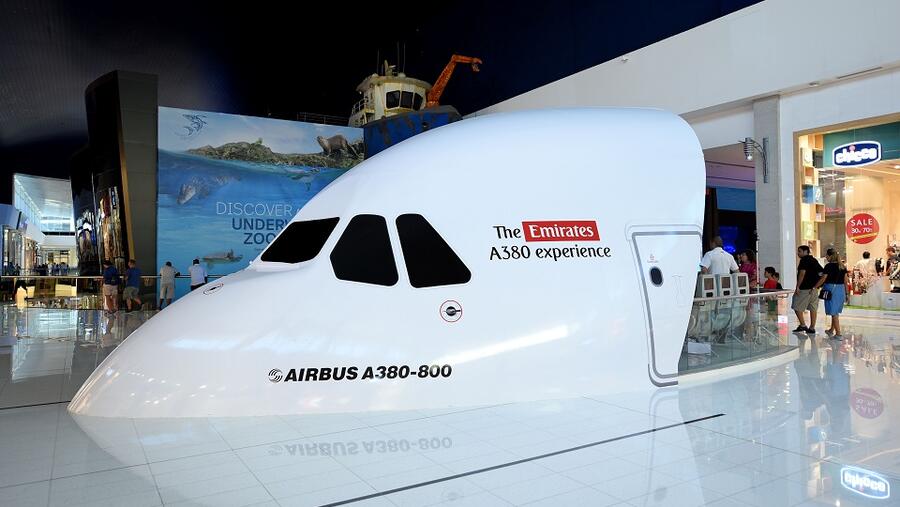 جهاز تجربة طائرة الإمارات A380