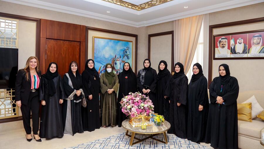 مجلس سيدات عجمان يستقبل وفد من مجلس سيدات أعمال الإمارات