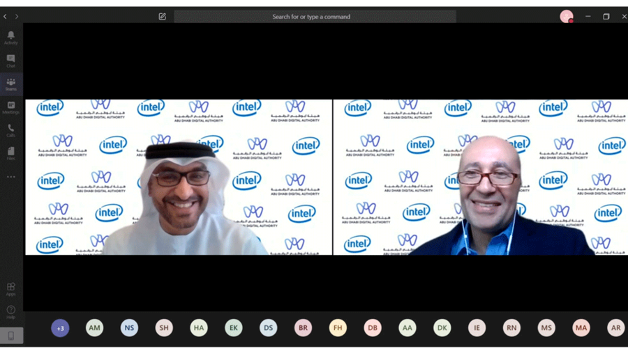 هيئة أبوظبي الرقمية و"إنتل" تبرمان عن بعد اتفاقية تفاهم لتعزيز الشراكة الاستراتيجية ودعم جهود التحول الرقمي في إمارة أبوظبي