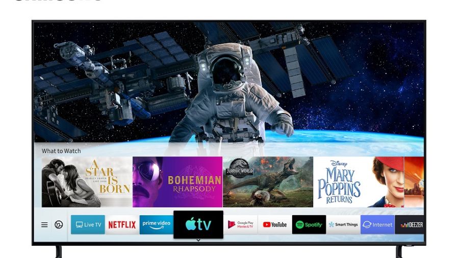 سيتوفر تطبيق Apple TV  ونظام AirPlay 2 بدءاً من اليوم على جميع أجهزة تلفاز سامسونج الذكية لعام 2019 وطرازات مختارة من العام 2018