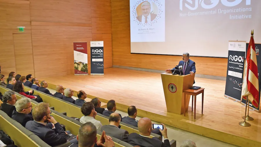 رئيس الجامعة الأميركية في بيروت الدكتور فضلو خوري