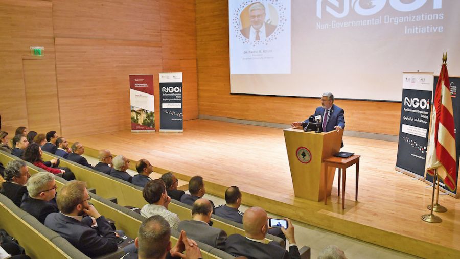 رئيس الجامعة الأميركية في بيروت الدكتور فضلو خوري