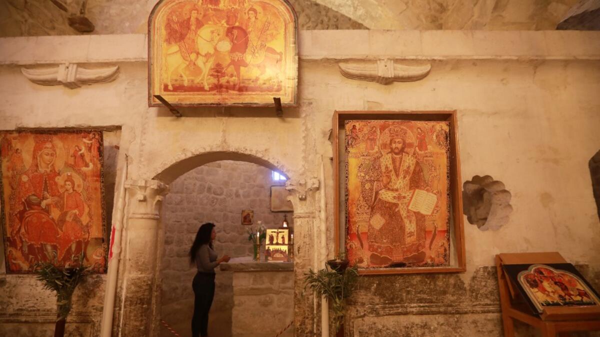 According to experts, 80 percent of the current inhabitants do not speak the language, with the remaining 20 percent over the age of 60. LOUAI BESHARA / AFP