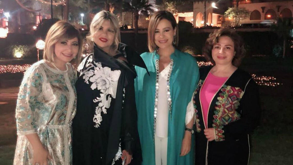 Elham Shaheen, Carole Samaha, Boosy Shalaby and Lamis Al Hadidi in Carole Samaha's Suhoor