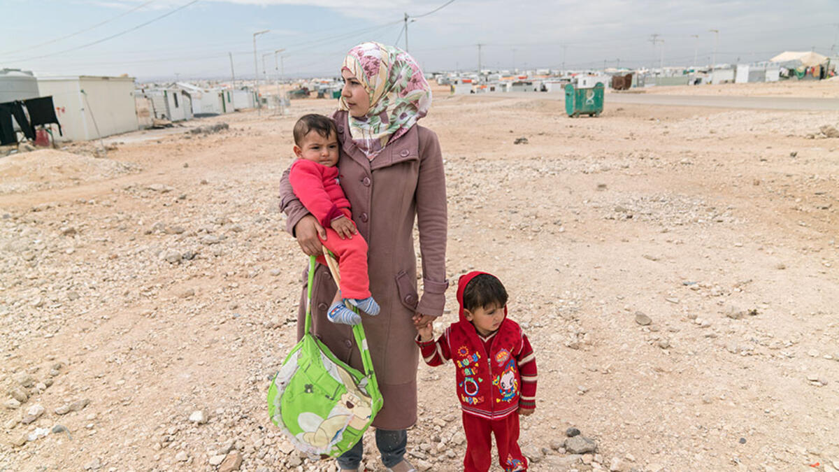 The number of refugees reached 25.9 million around the world in 2018. (Photo: UN Women/Christopher Herwig)