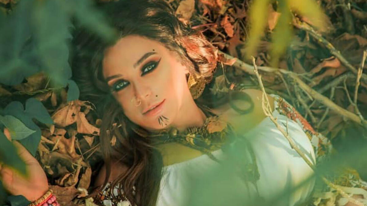 In her latest photos Fawakherji appeared in bright colored clothes and wavy hair Source sulaffawakherji Instagram