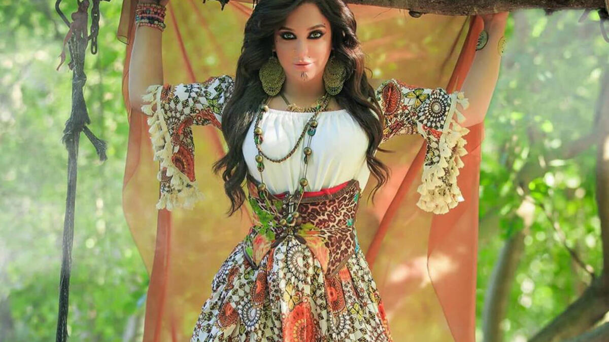 In her latest photos Fawakherji appeared in bright colored clothes and wavy hair Source sulaffawakherji Instagram