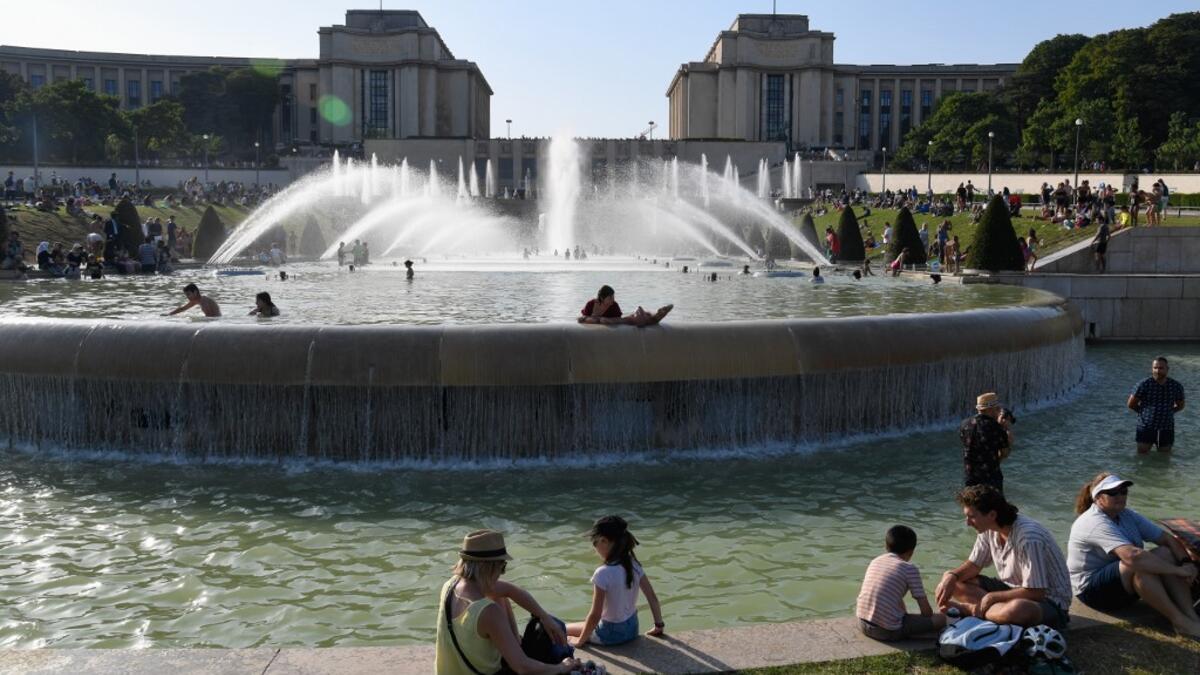 Forecasters predicted new temperatures highs in a string of countries, including Belgium, Luxembourg and the Netherlands, where the mercury is set to reach 40 degrees Celsius (104 Fahrenheit) for the first time on July 23, 2019.  BERTRAND GUAY / AFP