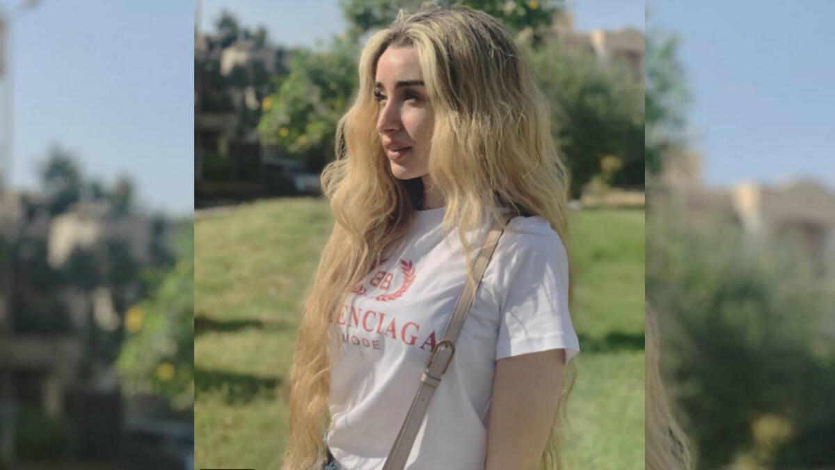 Egyptian actress Hanna El Zahed style is characterized with simple clothes Source hannahelzahed Instagram