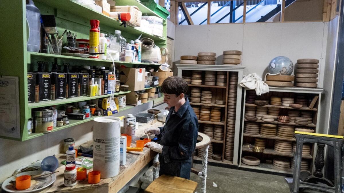 In 2008, Peter Bellerby set out to buy his father a high quality handmade globe as an 80th birthday present. When he could not find one, the Briton decided to make it himself -- and, in the process, catapulted himself into a new profession.  Niklas HALLE'N / AFP
