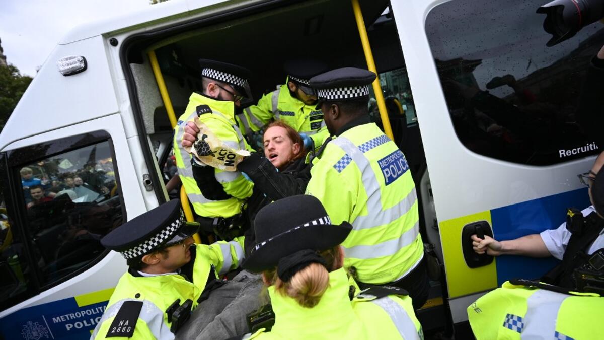 Extinction Rebellion has scheduled non-violent protests chiefly in Europe, North America and Australia over the next fortnight. Ben STANSALL / AFP