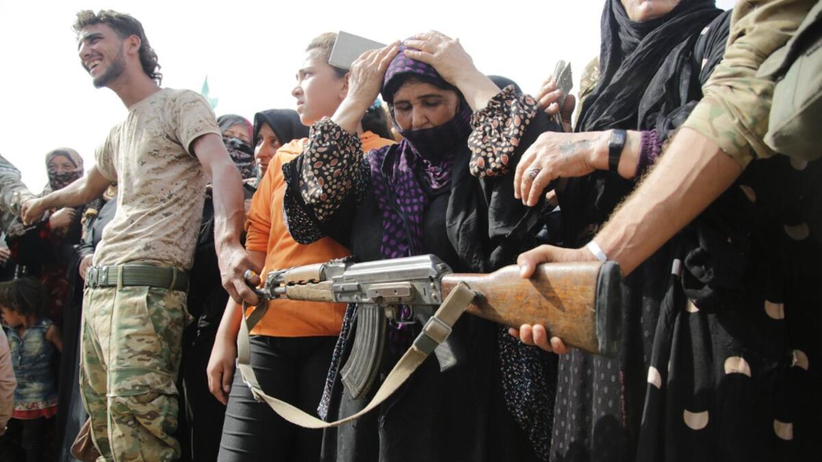 Turkish and Kurdish leaders traded accusations of violating a US-brokered truce in northeastern Syria, which aimed to halt a Turkish-led offensive on Kurdish forces that has killed dozens of civilians and prompted hundreds of thousands to flee their homes, in the latest humanitarian crisis of Syria's eight-year civil war. Bakr ALKASEM / AFP