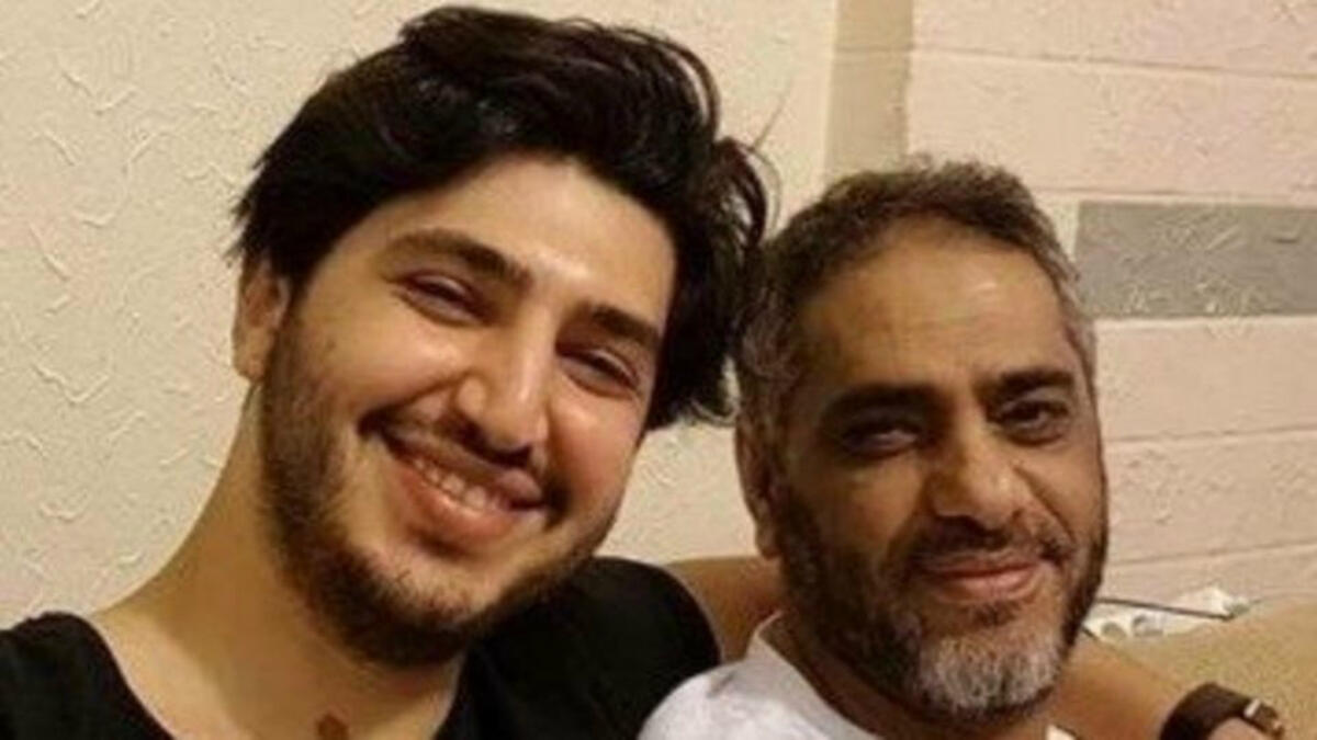 Fadel Shaker and son Mohammad