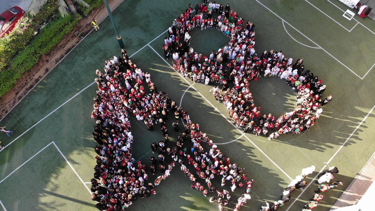 Emirates celebrate UAE's 48th National Day. (Twitter)