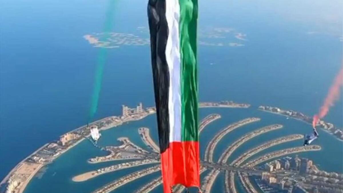 National Day is celebrated on 2 December each year in the United Arab Emirates. It marks the UAE's Union Day between the six emirates. (Twitter)