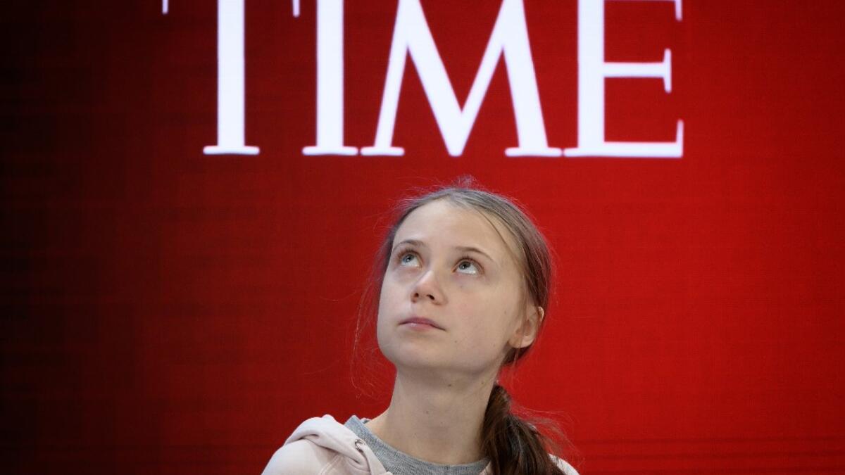 Swedish climate activist Greta Thunberg attends a session at the Congres center during the World Economic Forum (WEF) annual meeting in Davos, on January 21, 2020.  Fabrice COFFRINI / AFP