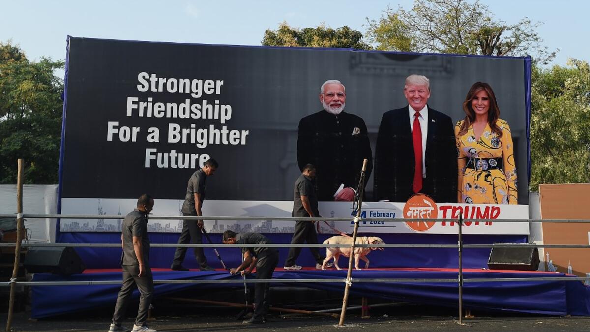Trade ties between the United States and India have long been problematic but under "America First" President Donald Trump and "Make in India" Prime Minister Narendra Modi, they have worsened. While eclipsed by his trade war with China, Trump's tussle with India, and New Delhi's prickly reaction, has made a major pact unlikely during the American president's visit to the world's fifth-largest economy from February 24.  SAM PANTHAKY / AFP