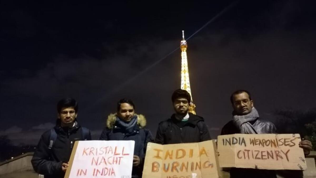 Standing in solidarity with the Muslims in Delhi and across India. (Twitter)