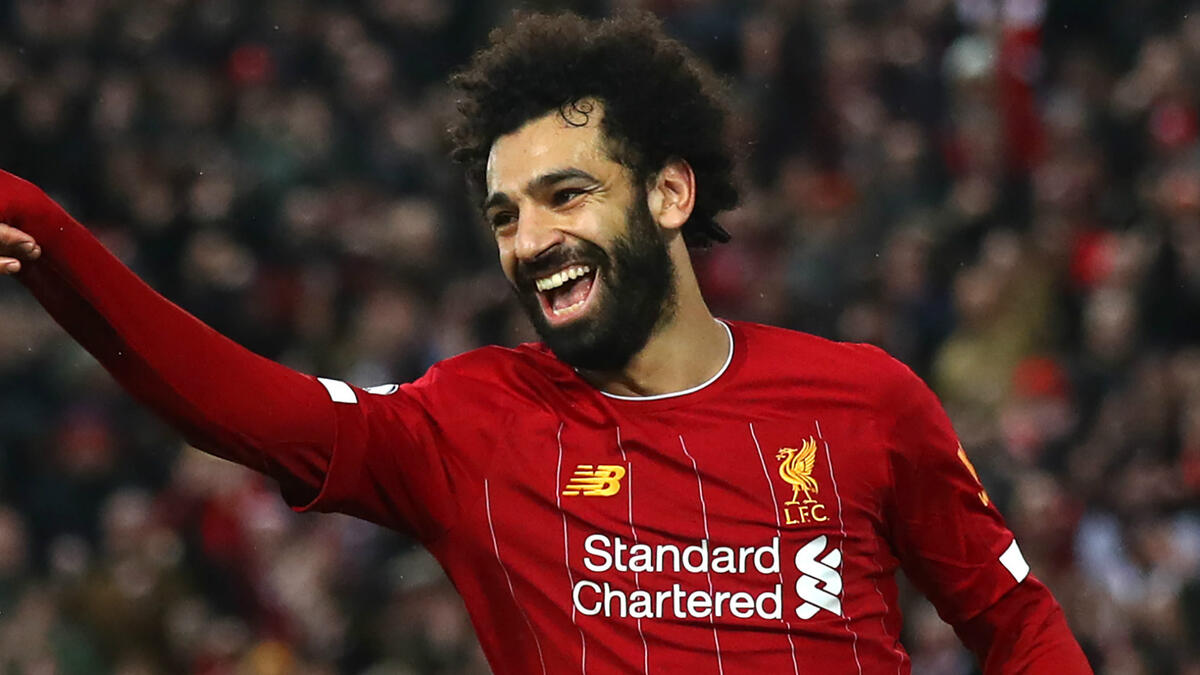 لاعب ليفربول محمد صلاح (27 عاماً) وقيمته 150 مليون يورو