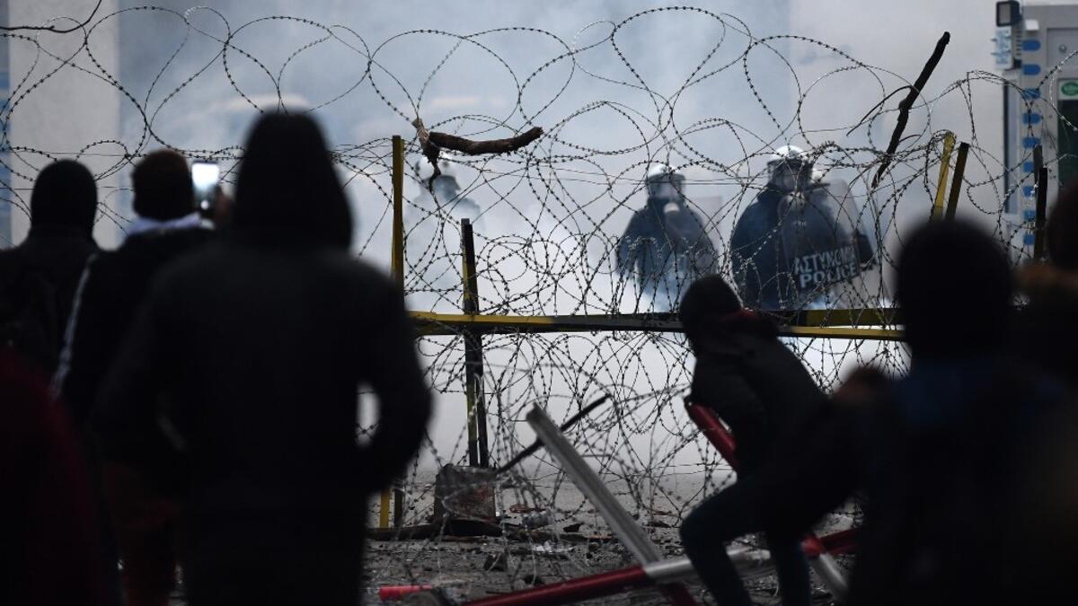 Greek police fired tear gas at migrants who have amassed at a border crossing in the western Turkish province of Edirne, some of whom responded by hurling stones at the officers. The clashes come as Greece bolsters its border after Ankara said it would no longer prevent refugees from crossing into Europe following the death of 33 Turkish troops in northern Syria. Ozan KOSE / AFP