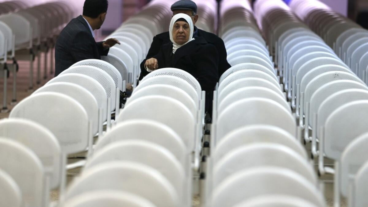 The Allenby Crossing, the main route from the Palestinian West Bank into neighbouring Jordan, is pictured on March 10, 2020 after it was partially closed over coronavirus fears. ABBAS MOMANI / AFP