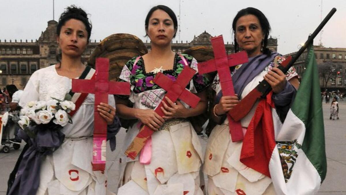 10 women murdered a day in Mexico but the Govt accuse the media of manipulation (Twitter)