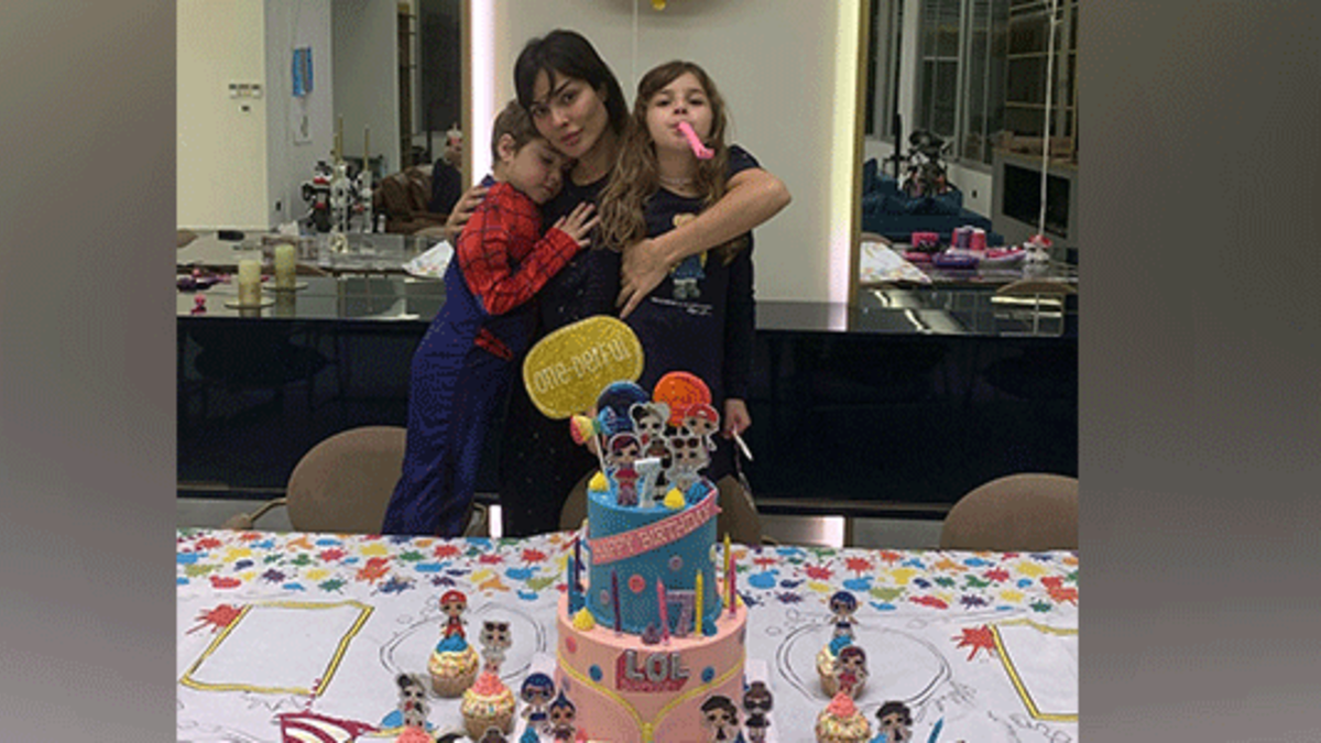 Nadine Njeim throwing birthday parties for her children