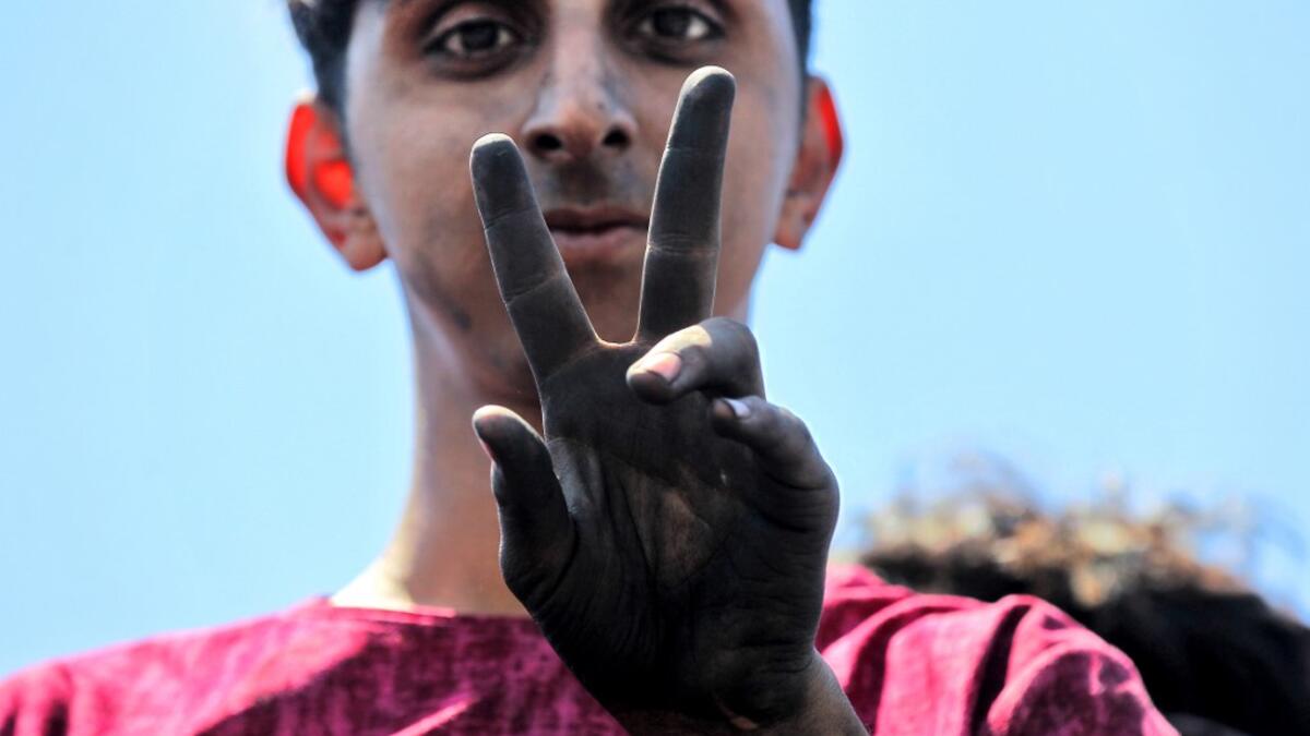 The protests first erupted in Baghdad and Shiite-majority southern cities in October, demanding an end to corruption and unemployment and an overhaul of the ruling class. AHMAD AL-RUBAYE / AFP