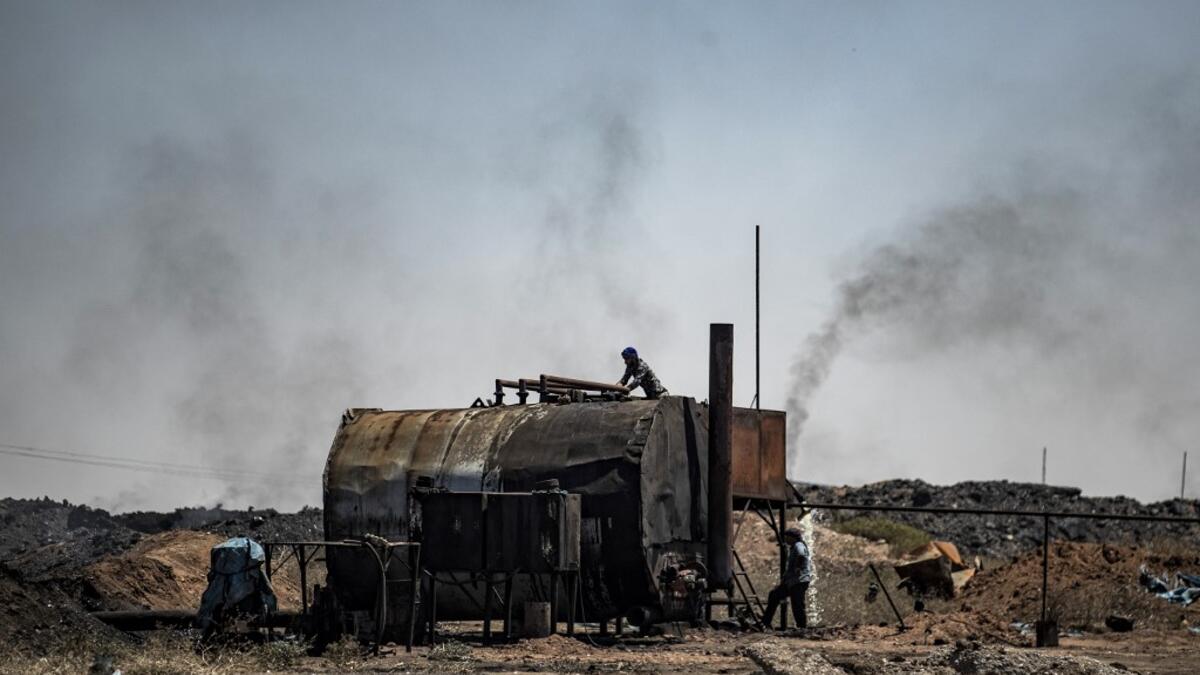 Oil pollution in Syria has become a growing concern since the 2011 onset of a civil war that has taken a toll on oil infrastructure and seen rival powers compete over control of key hydrocarbon fields. DELIL SOULEIMAN / AFP