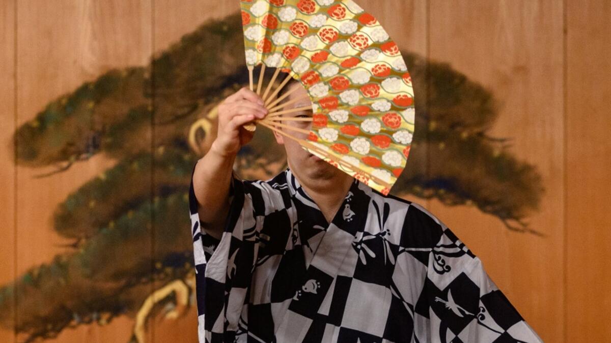 The COVID-19 coronavirus pandemic has affected theatres across the world, but noh performers now face the ultimate question -- can the play that has been passed down for generations since the 14th century still survive after the pandemic? Philip FONG / AFP