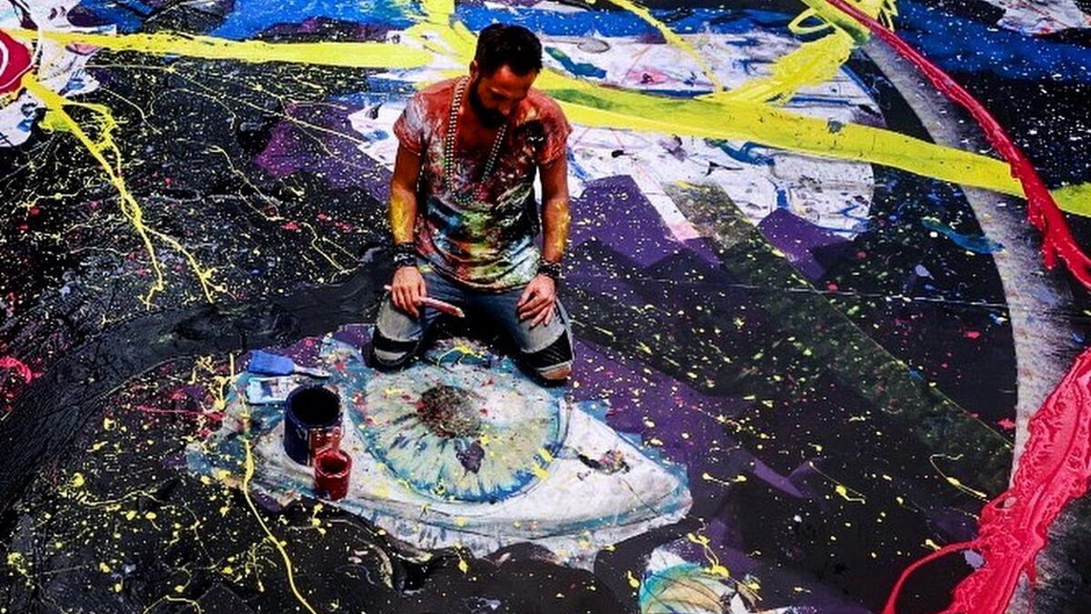 ‘THE LARGEST PAINTING TO HAVE EVER BEEN CREATED ON CANVAS’ A PHILANTHROPIC HUMANITARIAN MISSION (Instagram)