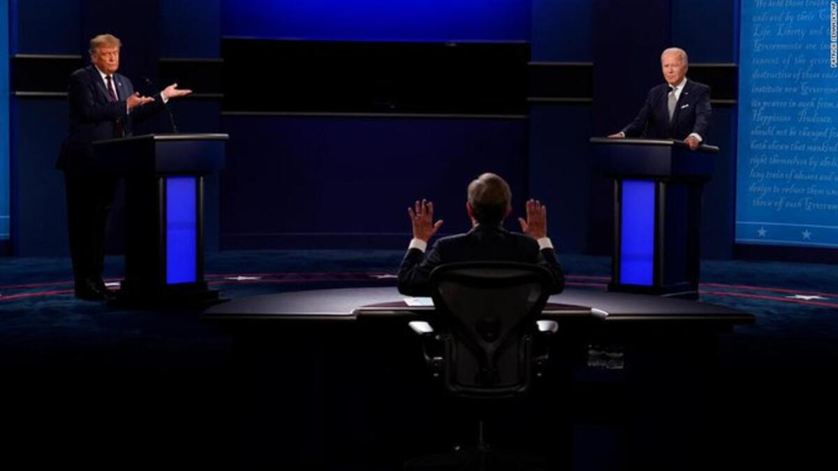 Debate-watchers say Biden won the first debate, but most felt "annoyed" (Twitter)