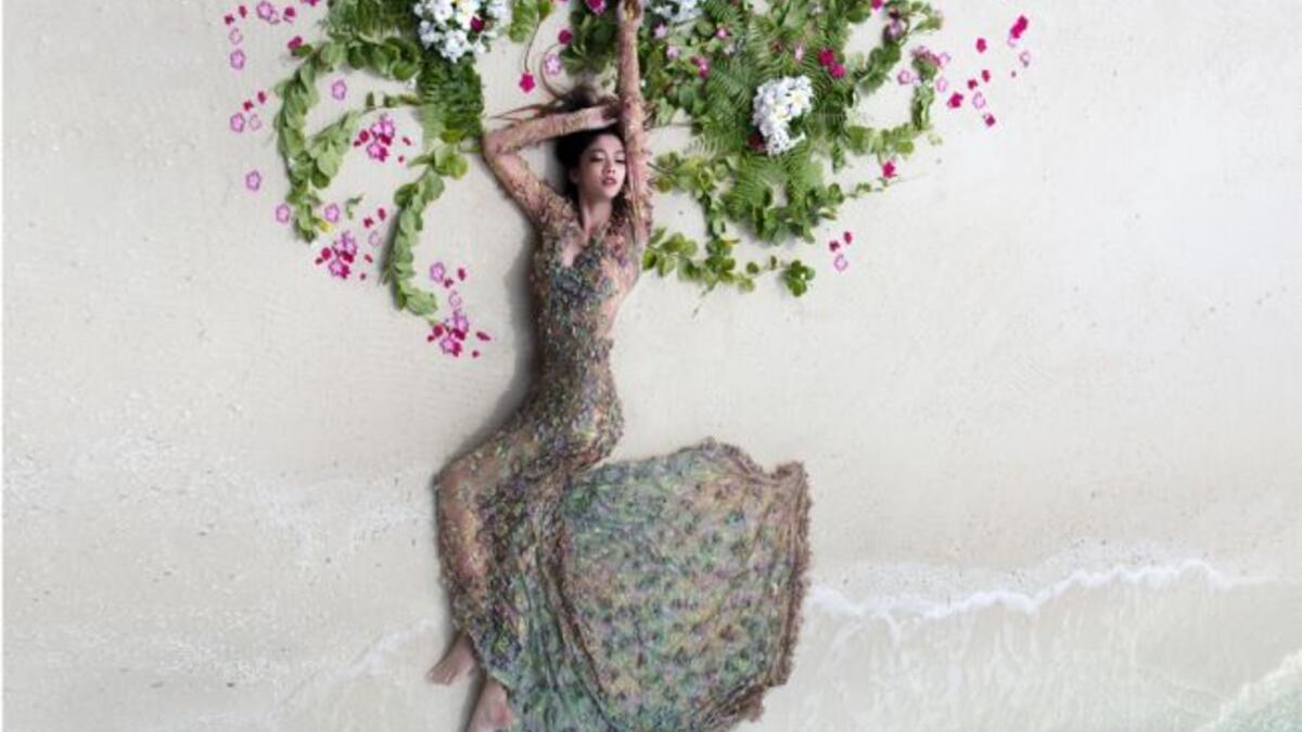 فئة الزفاف: العروس الاستوائية الفائزة للمصوّر محمد أزميل.