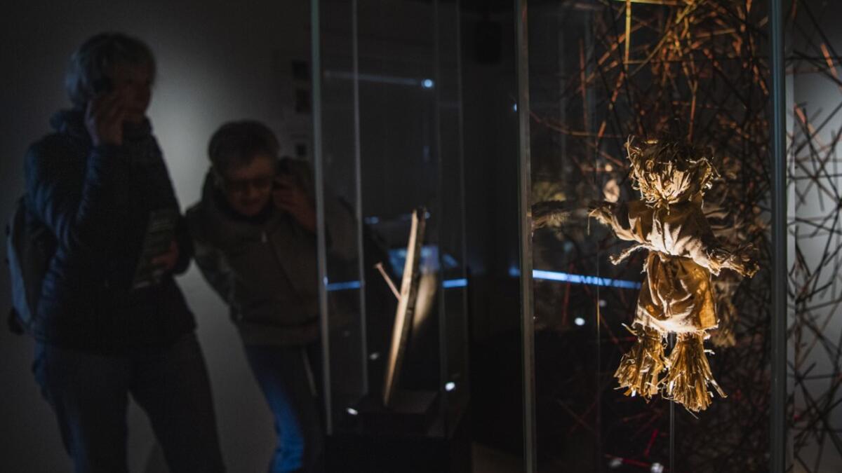 People visit the HEX!, a museum of Witch Hunt, on October 1, 2020 in Ribe, Denmark. Located in the home of a former witch hunter, the Hex! Museum of Witch Hunt sheds light on how a fear of witches led to persecutions that swept across Denmark and Europe in the 16th and 17th centuries. Jonathan NACKSTRAND / AFP