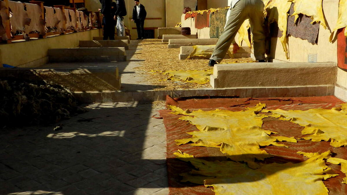 The Chouara Tannery has been in existence for almost a millenium, and is known for producing high-quality leather goods that are sold throughout the country. Everything here is done manually, and the tanning process hasn’t changed since medieval times /Photo Ewelina Lepionko