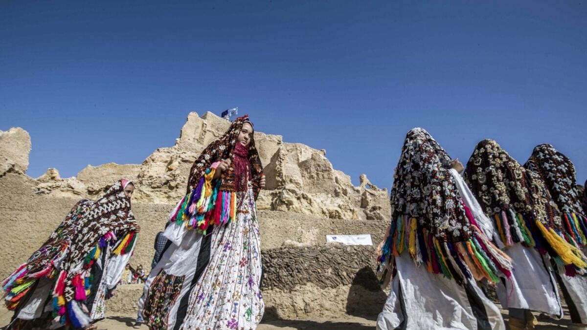 The 13th century edifice, called Shali or "Home" in the Siwi language, was built by Berber populations, using kershef, a mixture of clay, salt and rock which acts as a natural insulator in an area where the summer heat can be scorching. Khaled DESOUKI / AFP