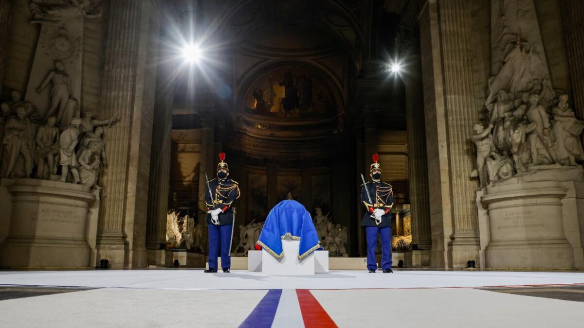 France on November 11 moves the remains of World War I writer Maurice Genevoix into its Pantheon of national heroes in Paris, an honour championed by the French president to encourage remembrance of the conflict. Genevoix wrote five memoirs of his time as a frontline soldier experiencing the horrors of trench warfare in the conflict, which he later collected into a single book "Ceux de 14" ("Men of 14"). Ludovic MARIN / POOL / AFP