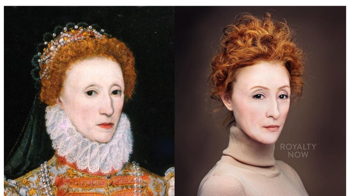Elizabeth I by Becca Saladin (royalty_now_/Instagram)