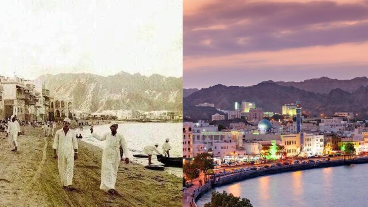 Oman between past and present. (Twitter)