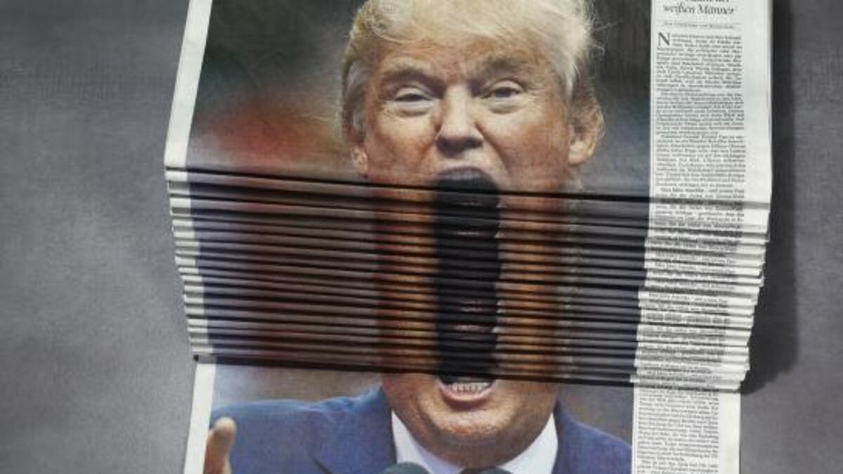 Der Tagesspiegel Trump (https://www.adsoftheworld.com/collection/donald_trump_in_advertising#)