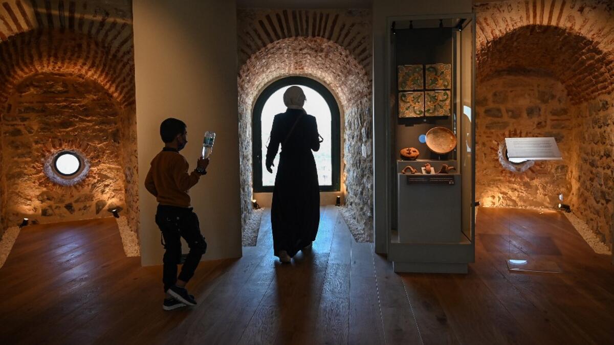 The demolition of one of its walls with a jackhammer as part of a restoration work was narrowly avoided last August after a video leaked on social media, which sparked strong criticism from the largest city's residents. Ozan KOSE / AFP