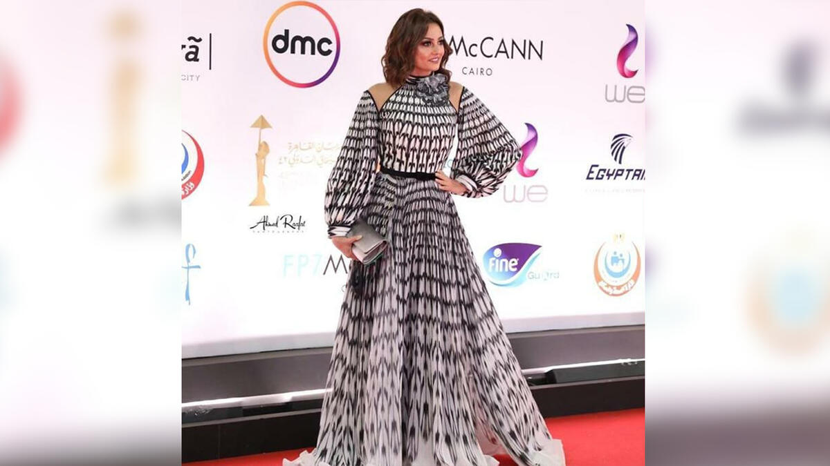 Egyptian singer and actress Bushra