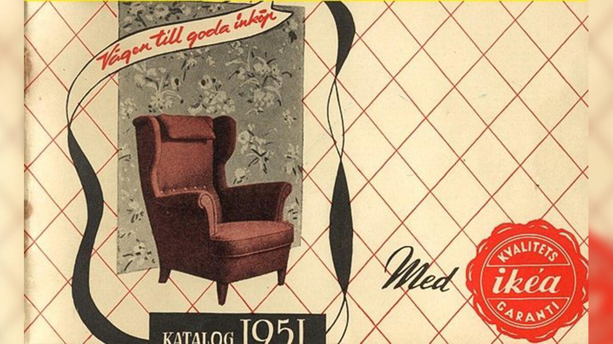 أول غلاف كاتالوغ لإيكيا: