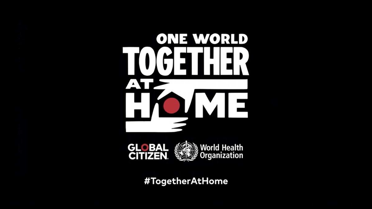 حفلات: Together At Home concert معا في المنزل، وهي سلسلة حفلات افتراضية مستمرة نظمها موقع Global Citizen لدعم منظمة الصحة العالمية، والغرض الخاص هو تعزيز الابتعاد عن التجمعات بين الناس بسبب جائحة فيروس كورونا.