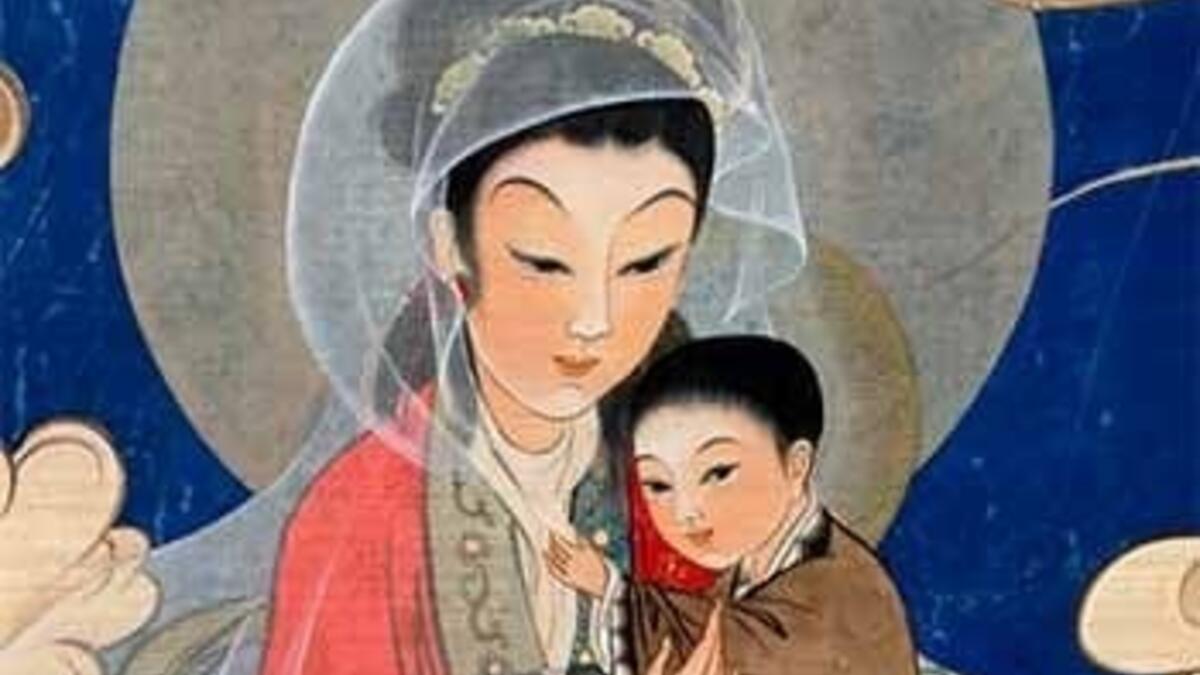 One of the interpretations of the Virgin Mary (Facebook)