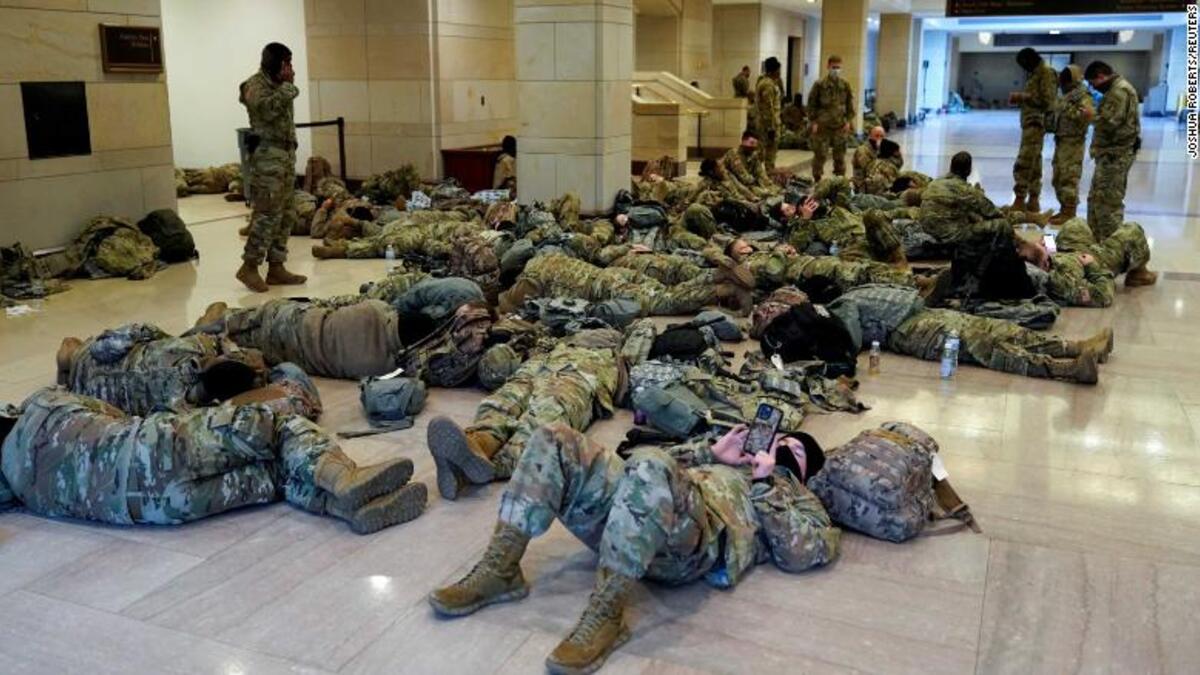 رفع حجم قوات الحرس الوطني، التي ستشارك في حماية العاصمة إلى 10 آلاف عنصر، وقد يقتضي الأمر 15 ألف فرد.