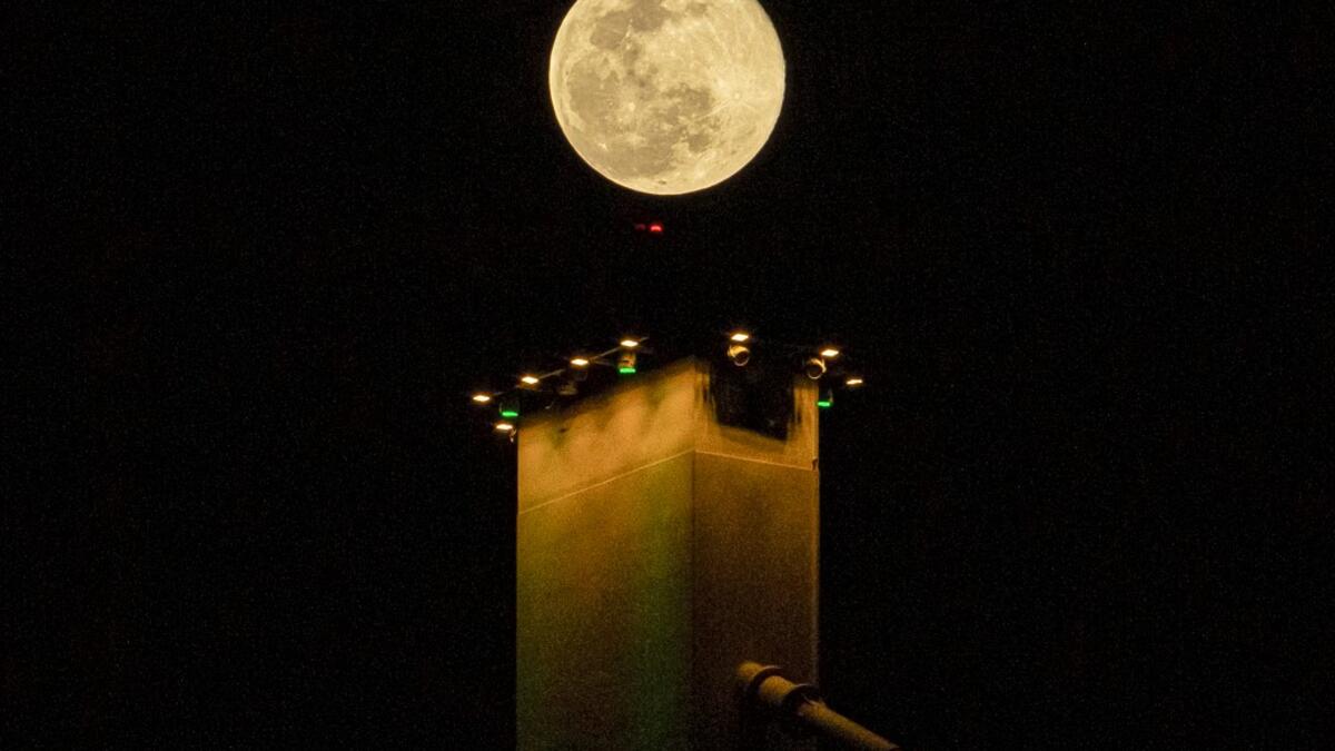Full Moon in Basra, Iraq